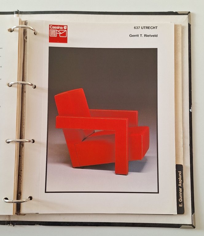 CASSINA CATALOGO LE CORBUSIER-RIETVELD-MACKINTOSH-ASPLUND 1984 | Immagine Gallery 5