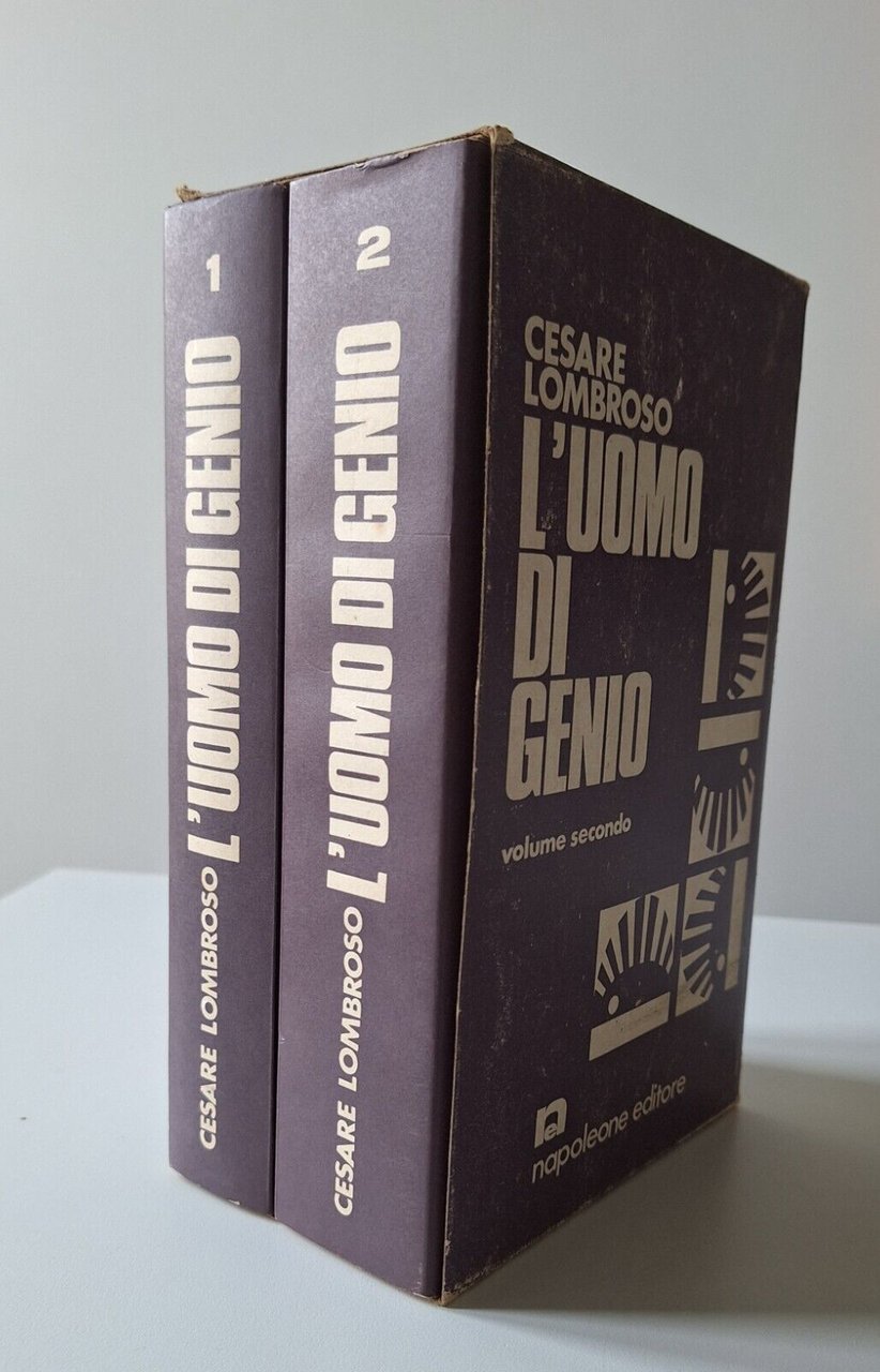 CESARE LOMBROSO L'UOMO DI GENIO NAPOLEONE ED.