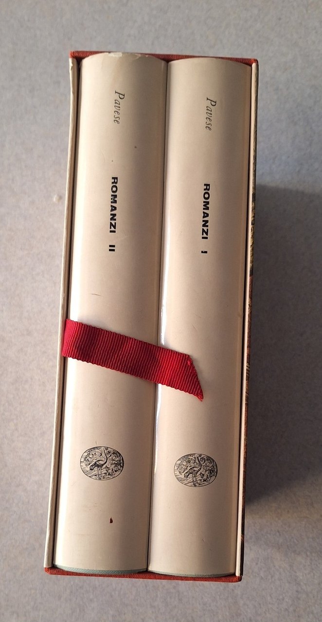 CESARE PAVESE ROMANZI EINAUDI 1967 2 VOLUMI