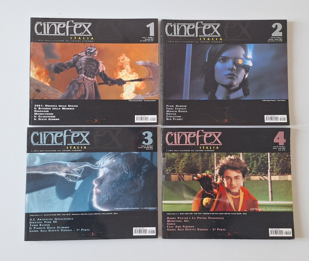 CINEFEX ITALIA L'ARTE DELL'ILLUSIONE SUL GRANDE SCHERMO 4 NUMERI | Immagine principale