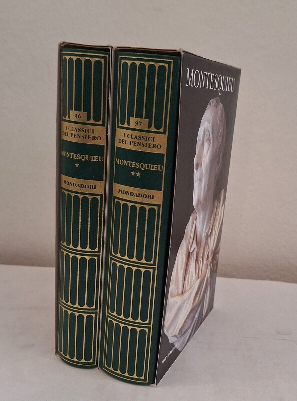 CLASSICI DEL PENSIERO MONTESQUIEU VOL. 1-2 MONDADORI