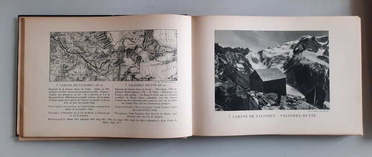 CLUB ALPIN SUISSE CABANES EDITEE' COMITE' CENTRAL C.A.S. LAUSANNE 1928