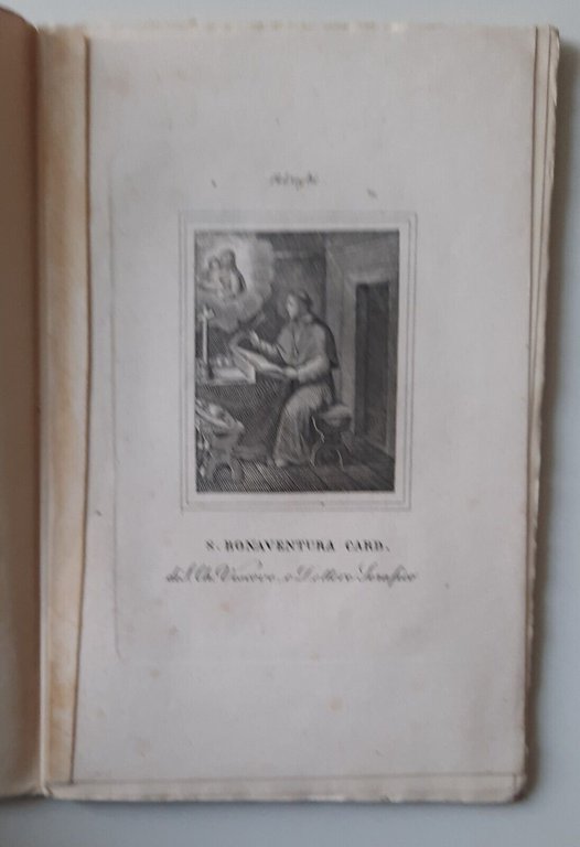 COMPENDIO DELA VITA DI SAN BONAVENTURA TIP. EMILIANA 1874