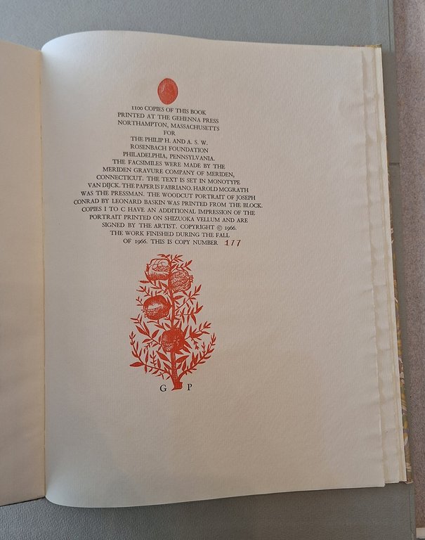 CONRAD'S MANIFESTO PREFACE TO A CAREER PHILADELPHIA 1966