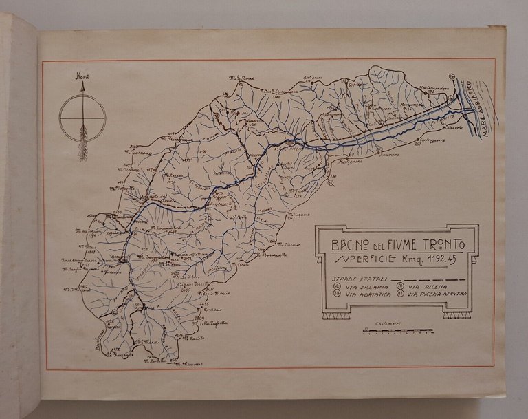 CONSORZIO SISTEMAZIONE FIUME TRONTO NOTIZIE GENERALI OPERE GENERALI 1907-1931