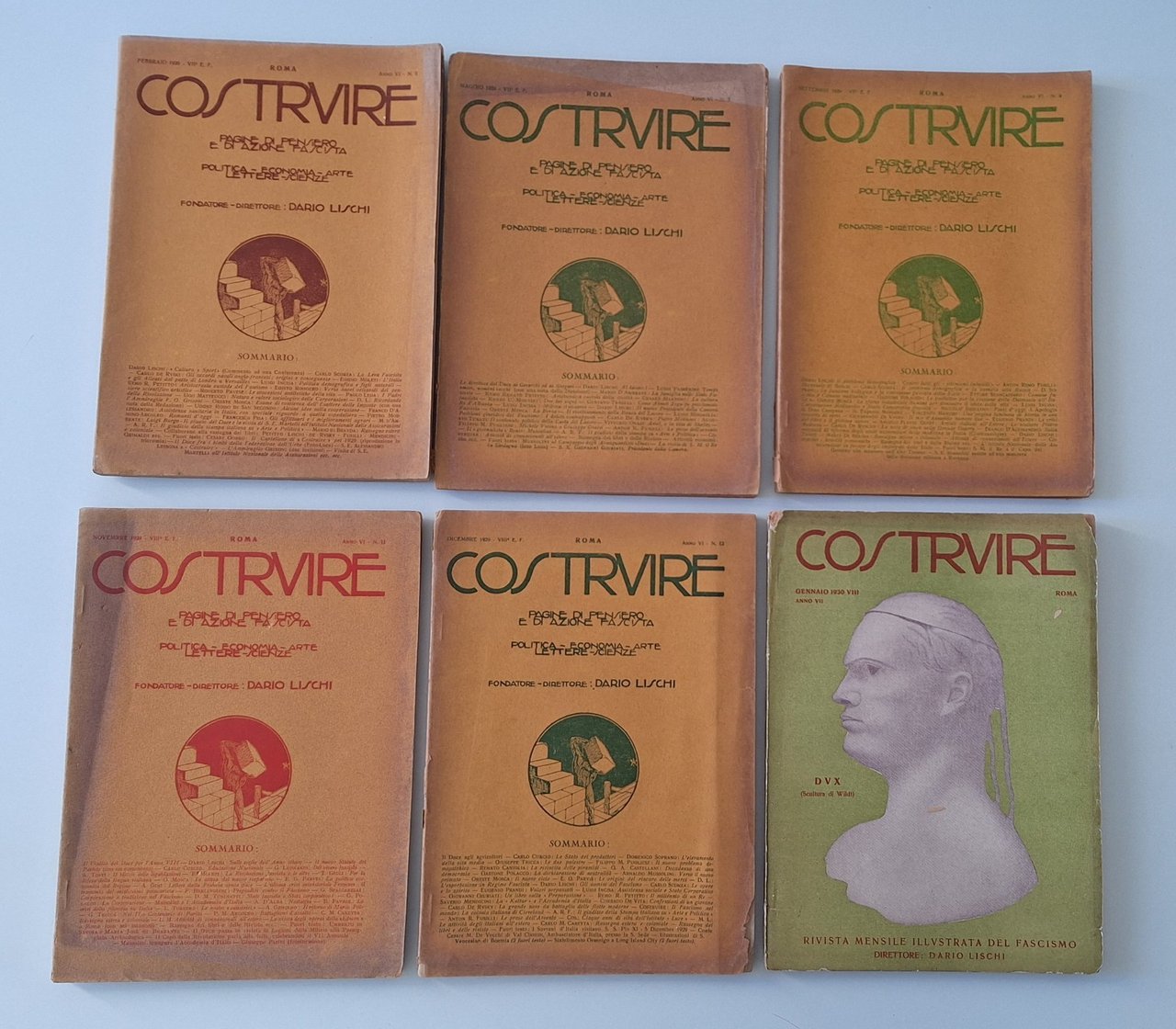 COSTRUIRE PAGINE DI PENSIERO DI AZIONE FASCISTA ANNO 1929 N. … | Immagine principale