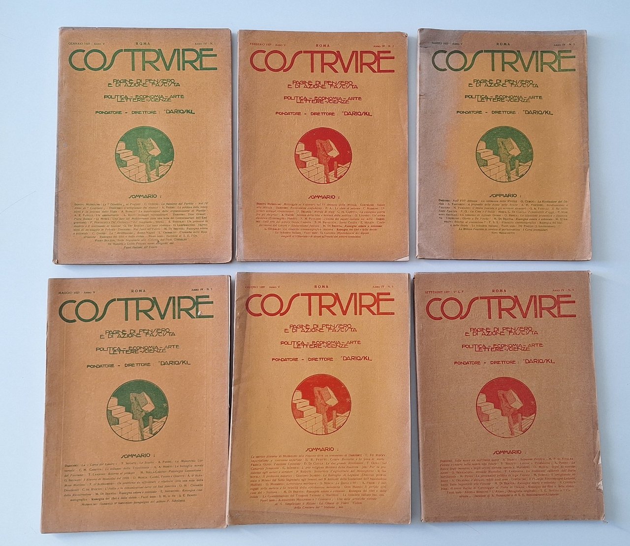 COSTRUIRE PAGINE DI PENSIERO ... E DI AZIONE FASCISTA ANNO … | Immagine principale