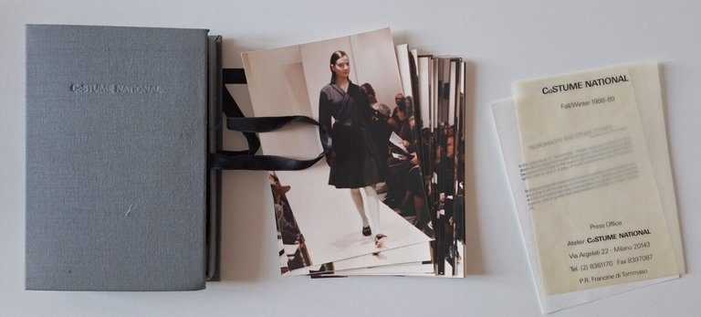 COSTUME NATIONAL FALL WINTER 1988-1989 TAUROMACHY ... CATALOGO FOTOGRAFICO