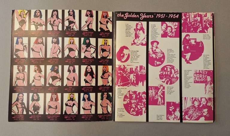 CRAZY HORSE DE PARIS JUBILEE SHOW BROCHURE