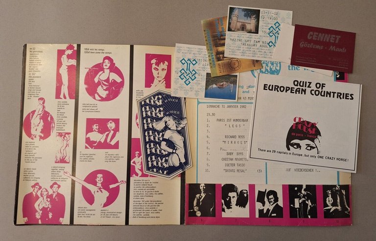 CRAZY HORSE DE PARIS JUBILEE SHOW BROCHURE