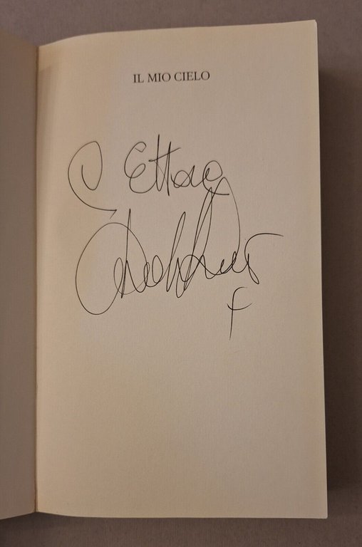 DALIDA DI LAZZARO IL MIO CIELO PIEMME 2006 AUTOGRAFATO
