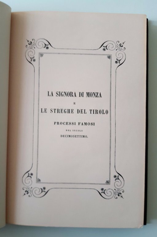 DANDOLO LA SIGNORA DI MONZA E LE STREGHE DEL TIROLO …