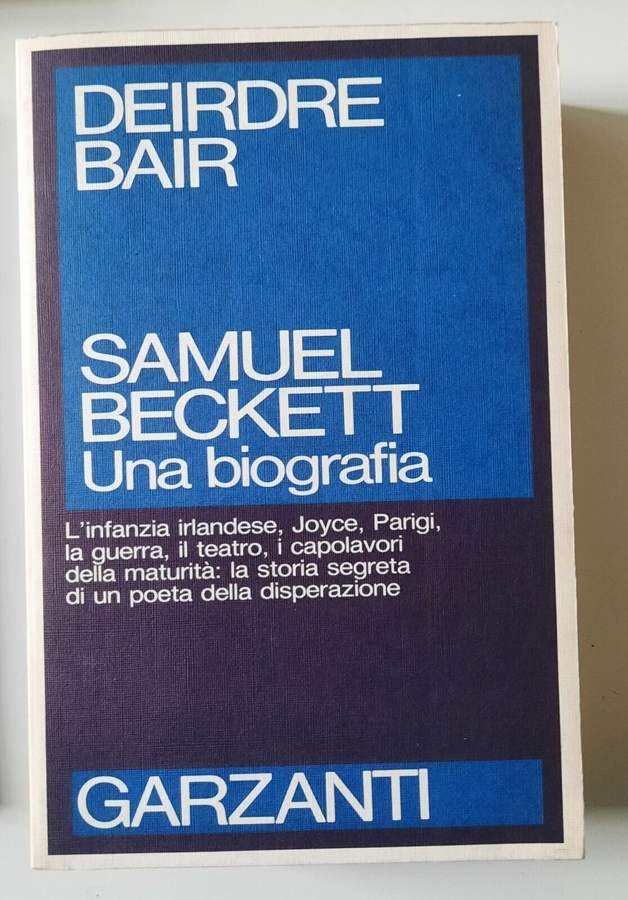 DEIRDRE BAIR SAMUEL BECKETT GARZANTI 1990