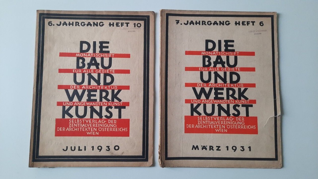DIE BAU UND WERK KUNST JULI 1930 - MARZ 1931 …