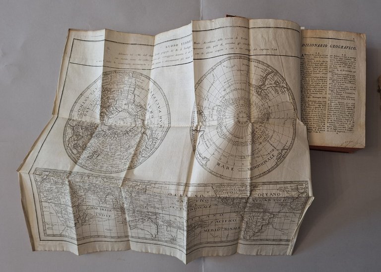 DIZIONARIO GEOGRAFICO PORTATILE MILANO MASPERO E BUOCHER 1813