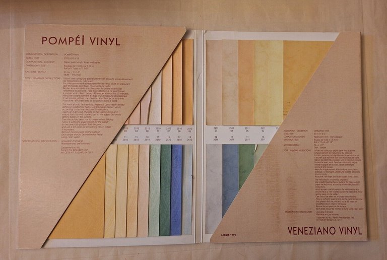 DONATI DIFFUSIONE VENEZIANO VINYL CATALOGO INDUSTRIALE