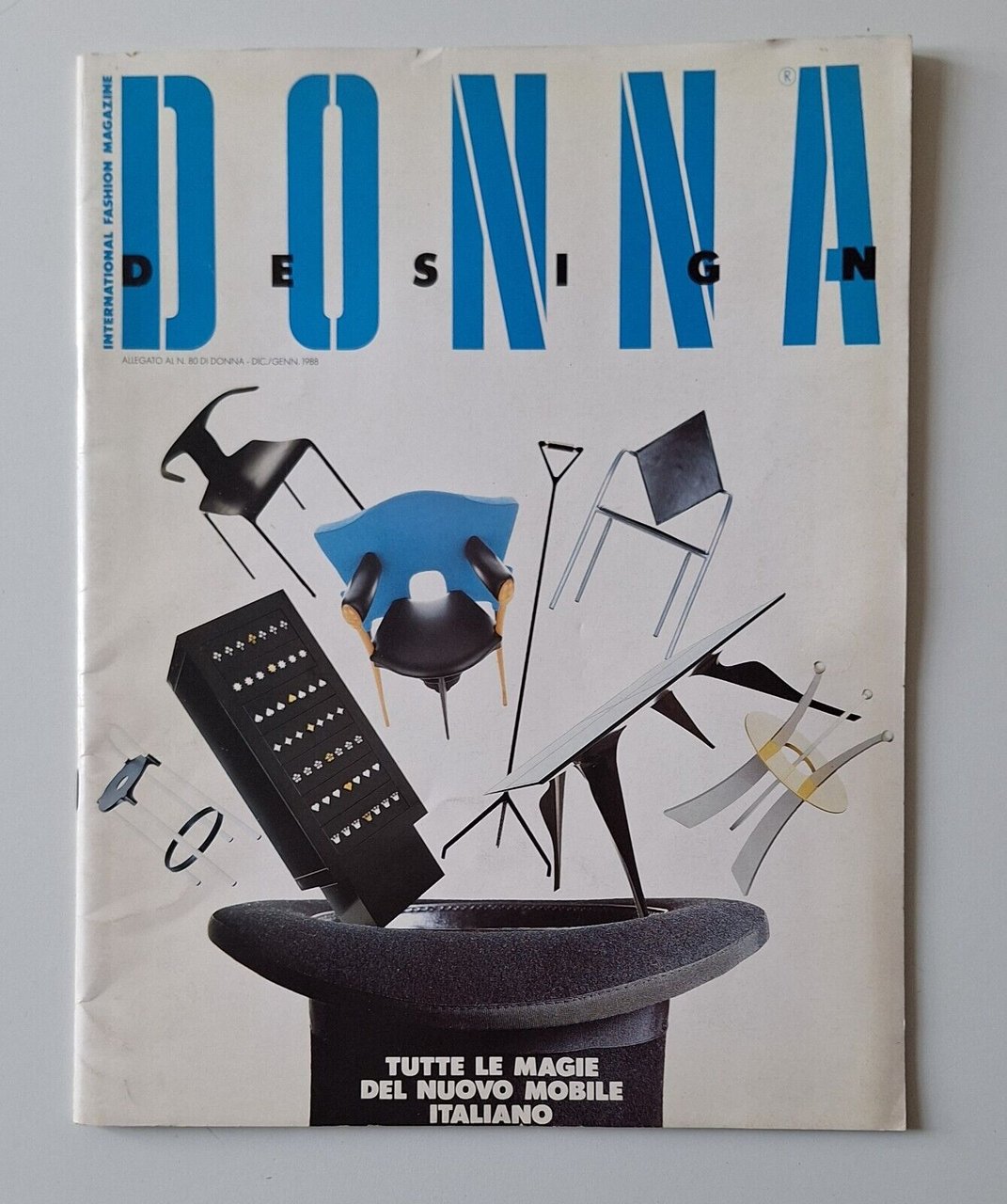 DONNA DESIGN INTERNATIONAL FASHION MAGAZINE 1988