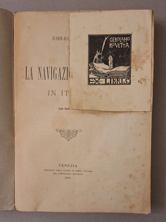 E. MATTEI LA NAVIGAZIONE INTERNA IN ITALIA VENEZIA TIP. SOC. …