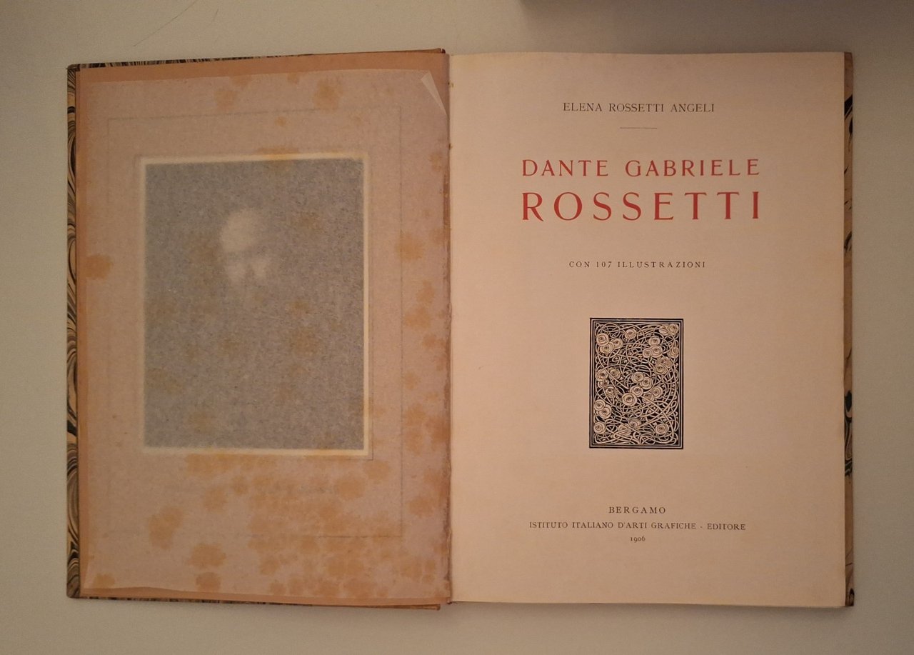 E. ROSSETTI ANGELI DANTE GABRIEL ROSSETTI IST. D'ARTI GRAFICHE 1906