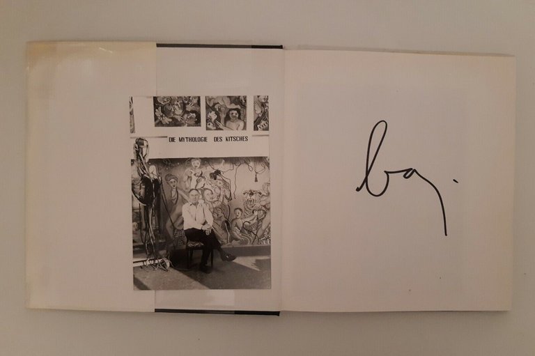 ENRICO BAJ DIE MYTHOLOGIE DES KITSCHES ELECTA 1990 AUTOGRAFATO