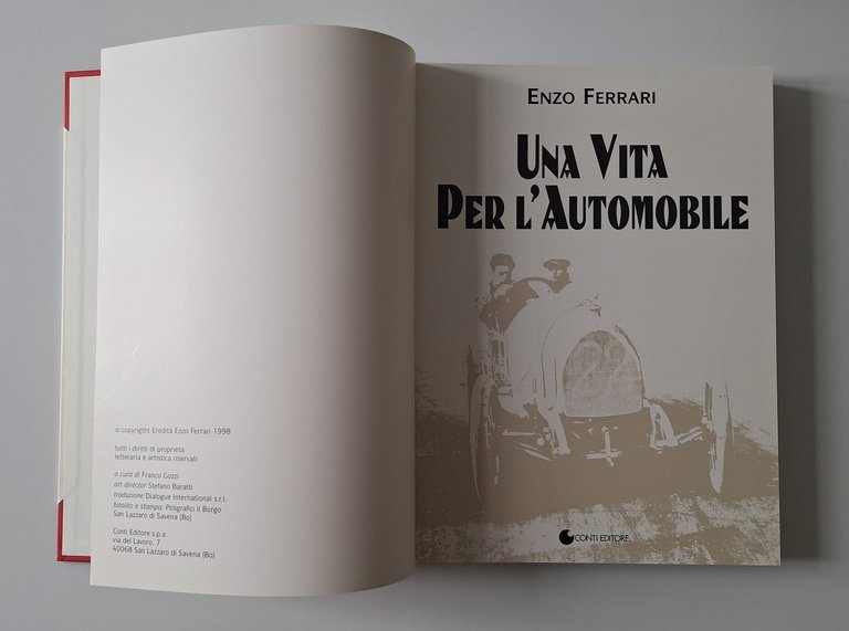 ENZO FERRARI UNA VITA PER L'AUTOMOBILE CONTI ED. 1998 ED. … | Immagine Gallery 2