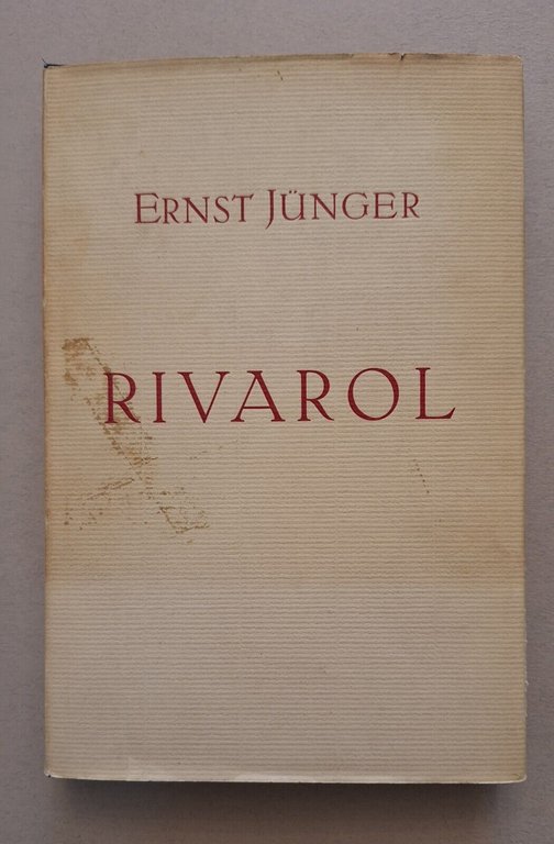 ERNST JUNGER RIVAROL V. KLOSTERMANN 1956