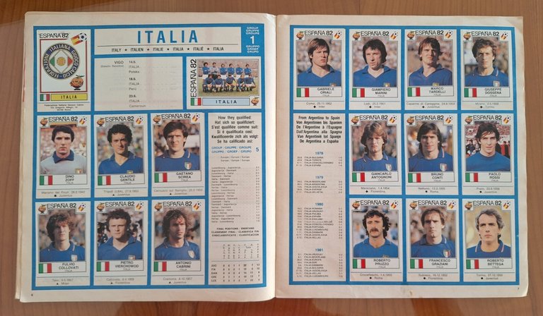 ESPANA 82 WORLD CUP FIGURINE PANINI ALBUM COMPLETO