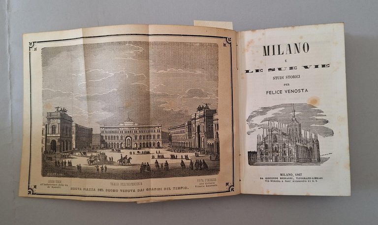F. VENOSTA MILANO E LE SUE VIE G. MESSAGGI 1867
