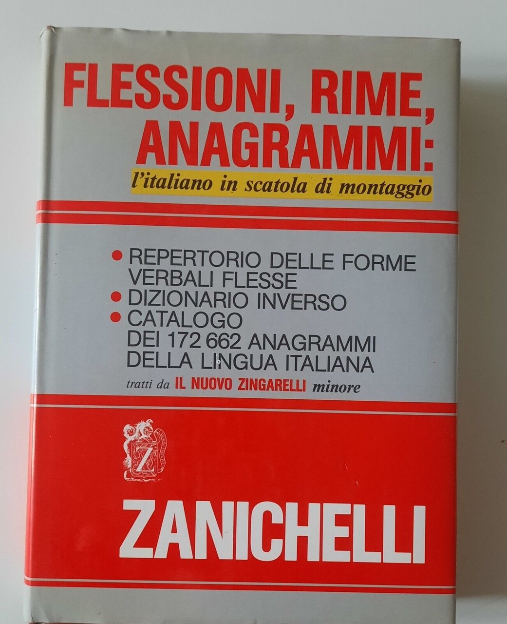 FLESSIONI RIME ANAGRAMMI ZANICHELLI 1988