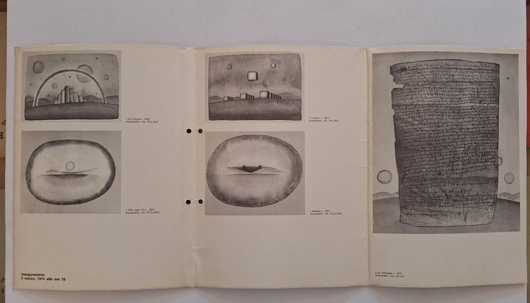 FOLON STUDIO MARCONI BROCHURE MANIFESTO MOSTRA 1974