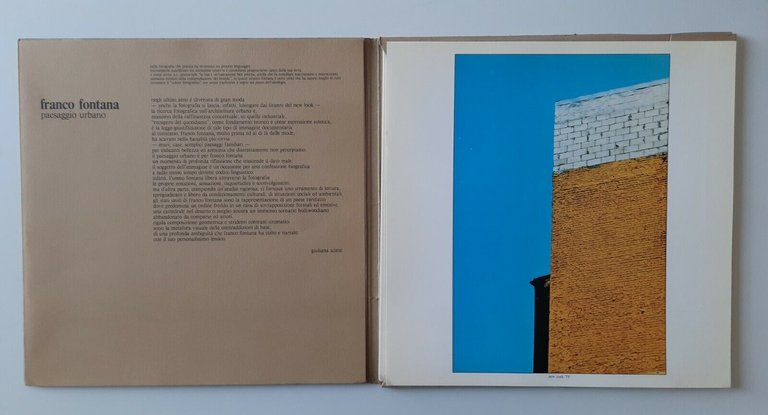 FRANCO FONTANA PAESAGGIO URBANO FOTOGRAFIE SHAKESPEARE & COMPANY 1981