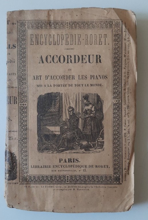 G. ARMELLINO ACCORDEUR OU ART D'ACCORDER LES PIANOS PARIS RORET … | Immagine Gallery 1