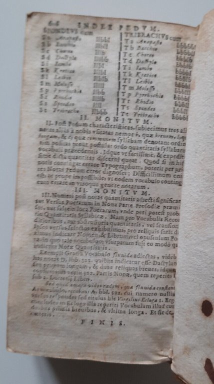 G. B. RICCIOLIO PROSODIA RIFORMATA MEDIOLANI 1621 L. MONTIAE