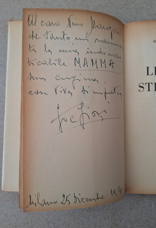 G. DE FIORI LEGIONE STRANIERA G. ZIBETTI 1957 AUTOGRAFO
