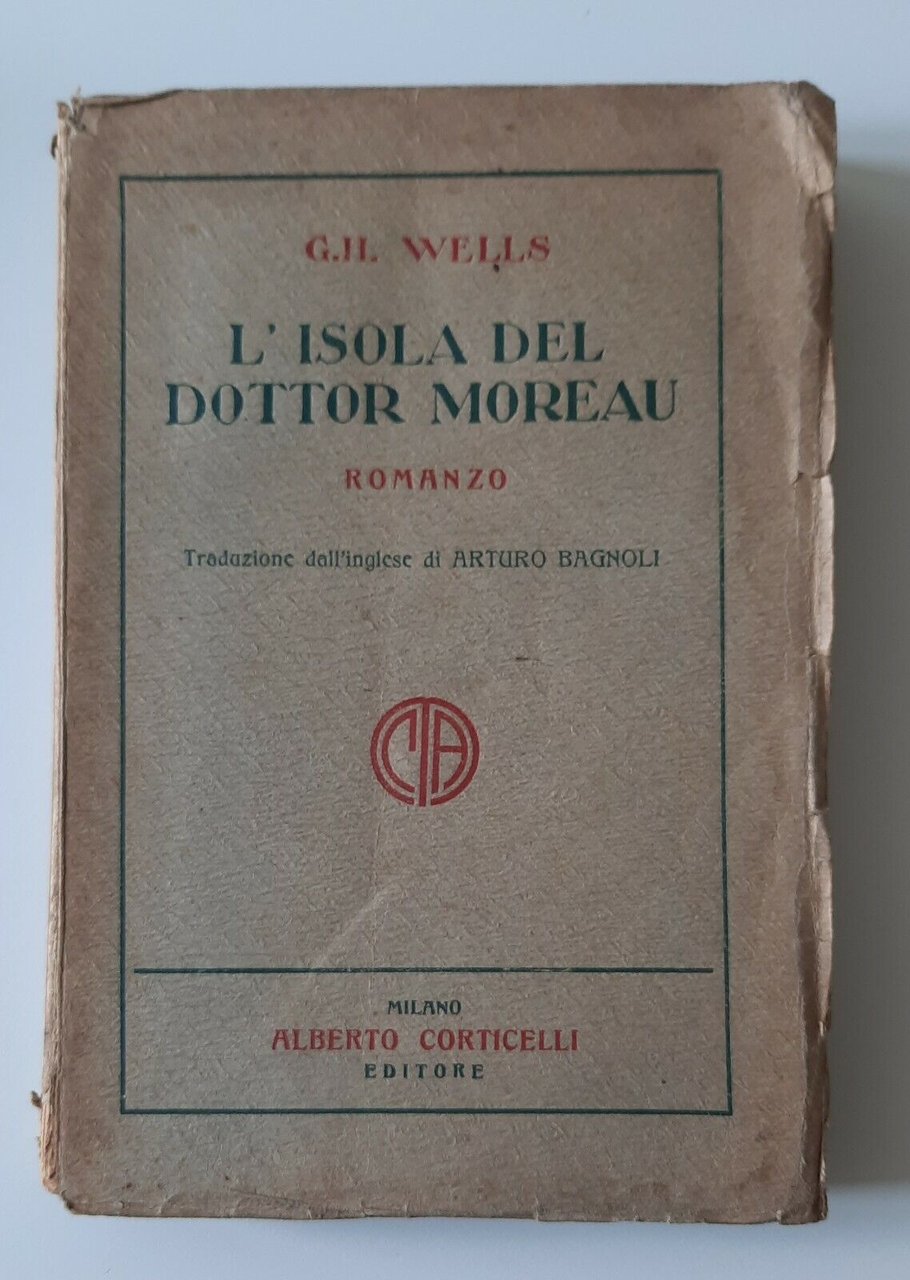 G.H. WELLS L'ISOLA DEL DOTTOR MOREAU CORTICELLI S.D.