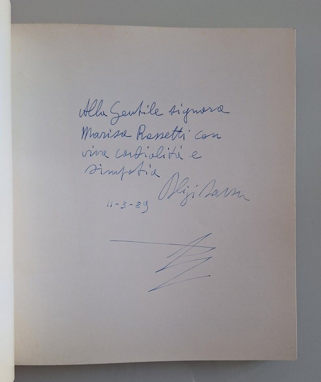G. MASCHERPA ALIGI SASSU IL PAESAGGIO VANGELISTA 1988 AUTOGRAFATO