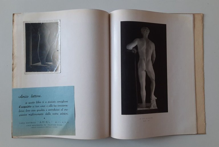 G. NICODEMI PIZZO SCULTORE ARIEL MILANO 1944