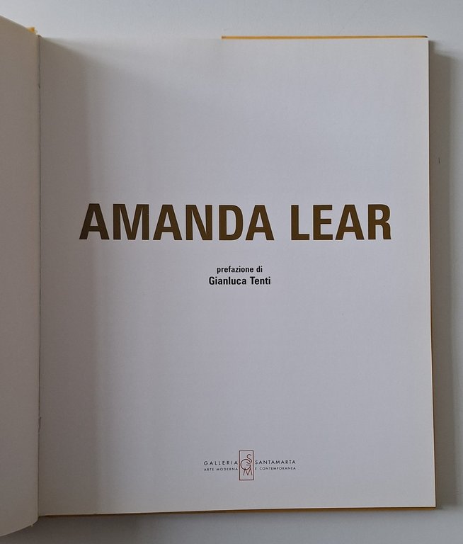 G. TENTI AMANDA LEAR GALLERIA SANTA MARTA 2008