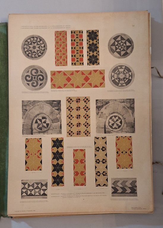 G.V. ARATA L'ARCHITETTURA ARABO NORMANNA IN SICILIA BESTETTI TUMINELLI 1925