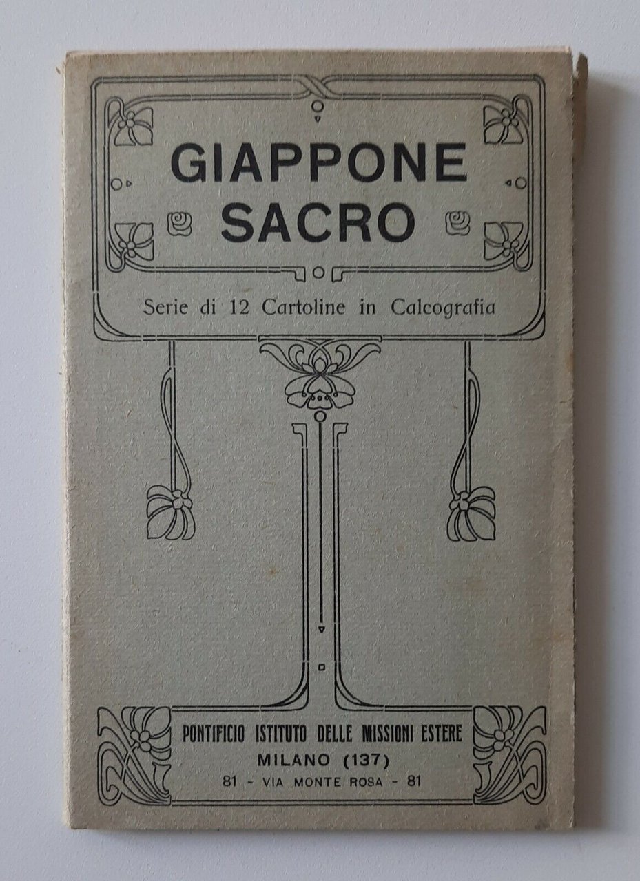 GIAPPONE SACRO 12 CARTOLINE PONTIFICIO ISTITUTO MISSIONI ESTERE