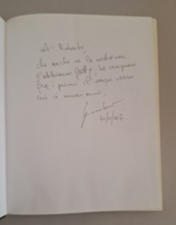 GIORDANO MORGANTI THE BODY SILVANA 2007 AUTOGRAFATO