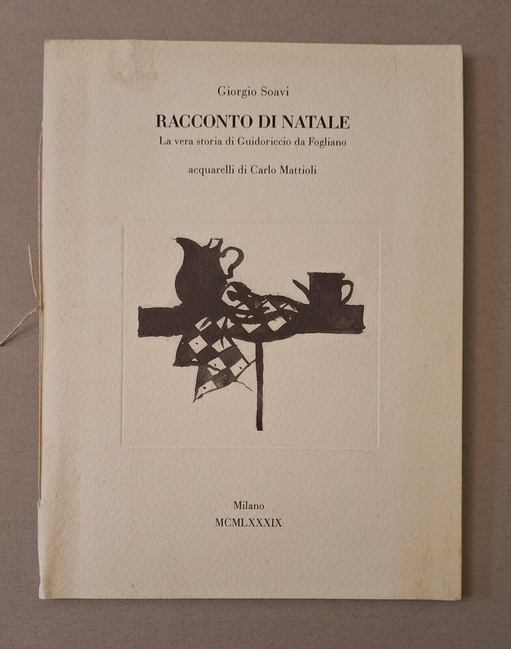 GIORGIO SOAVI RACCONTO DI NATALE ACQUERELLI C. MATTIOLI