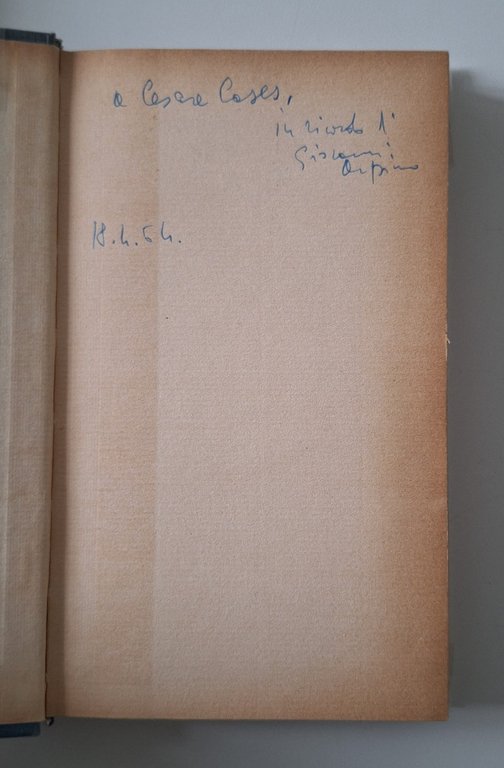 GIOVANNI ARPINO L'OMBRA DELLE COLLINE MONDADORI 1964 AUTOGRAFATO