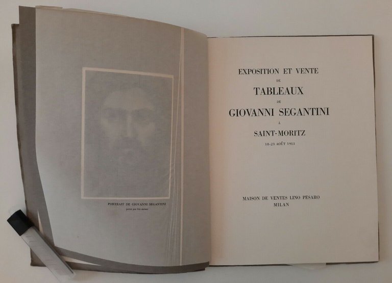 GIOVANNI SEGANTINI A SAINT-MORITZ MAISON DE VENTES LINO PESARO 1913