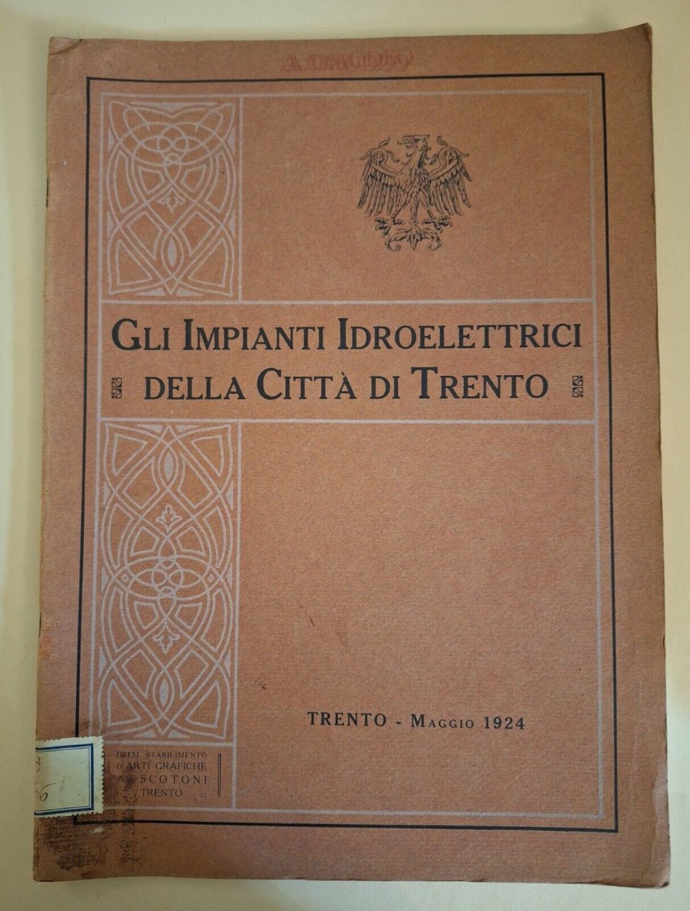 GLI IMPIANTI ELETTRICI DELLA CITTA' DI TRENTO 1924