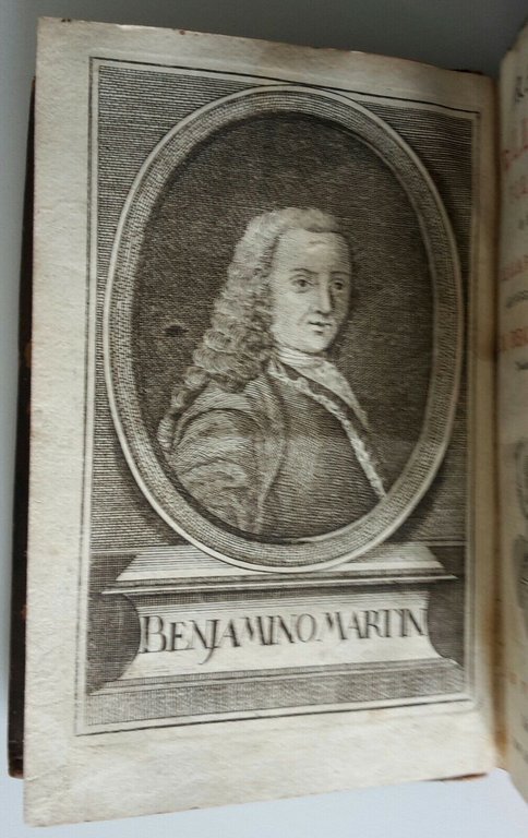 GRAMATICA DELLA SCIENZE FILOSOFICHE DI BENIAMINO MARTIN VENEZIA REMONDINI 1750