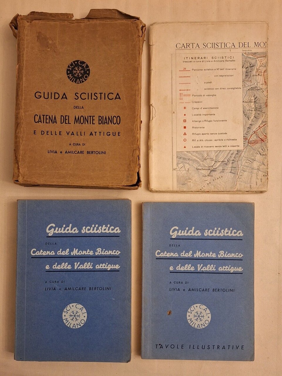 GUIDA SCIISTICA DELLA CATENA DEL MONTE BIANCO LIVIA AMILCARE BERTOLINI …