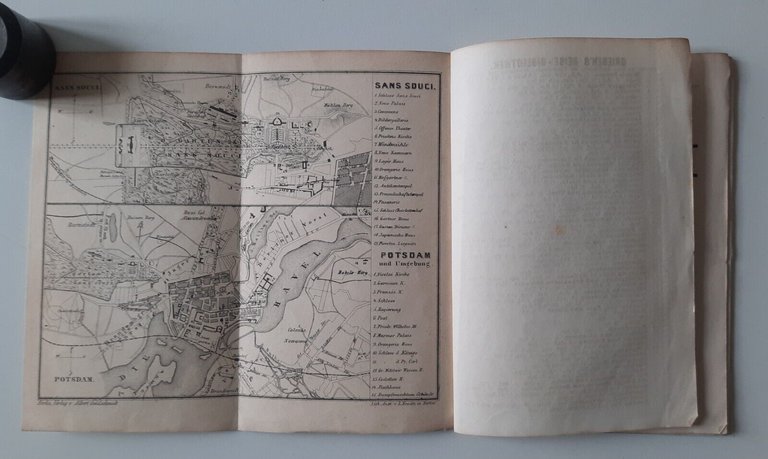 GUIDE ILLUSTRE' DE POSTDAM BERLIN A. GOLDSCHMIDT 17° EDITION