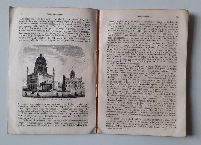 GUIDE ILLUSTRE' DE POSTDAM BERLIN A. GOLDSCHMIDT 17° EDITION
