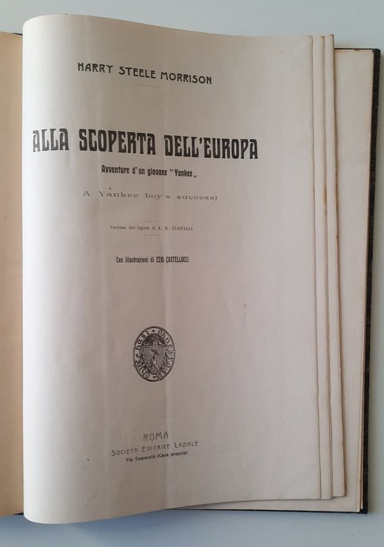 HARRY STEELE MORRISON ALLA SCOPERTA DELL'EUROPA SOC. ED. LAZIALE S.D.